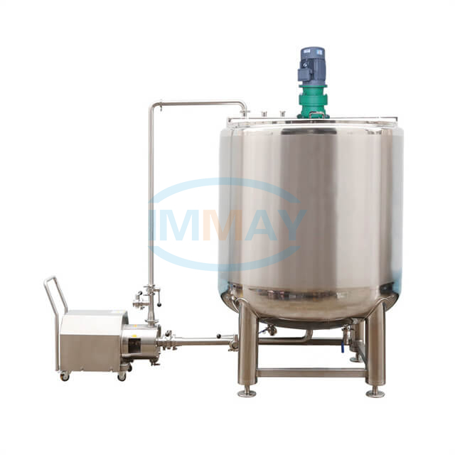 100L - 5000L External Circulation Mixing Tank with Movable Homogenizer 