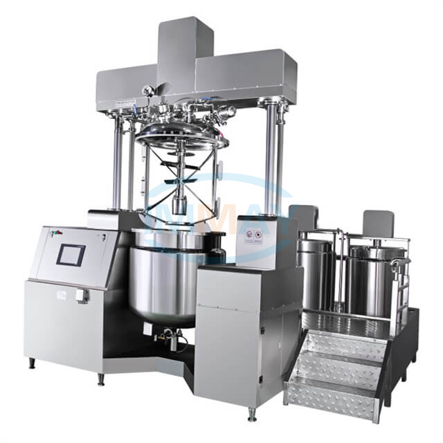 200L Hydraulic Lifting Vacuum Cosmetic Emulsifier Homogenizer Machine