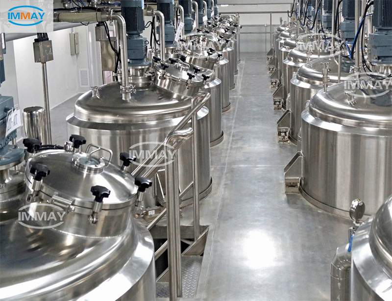 Serbatoio di lavorazione in acciaio inossidabile liquido efficiente