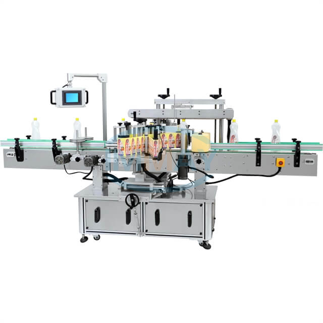 High Speed Automatic Double Sides Bottle Sticker Labeling Machine 