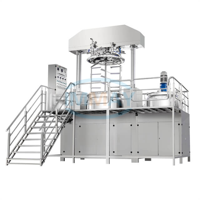 300L Vacuum Homogeneous Emulsifier Machine with Hydraulic Lifting 