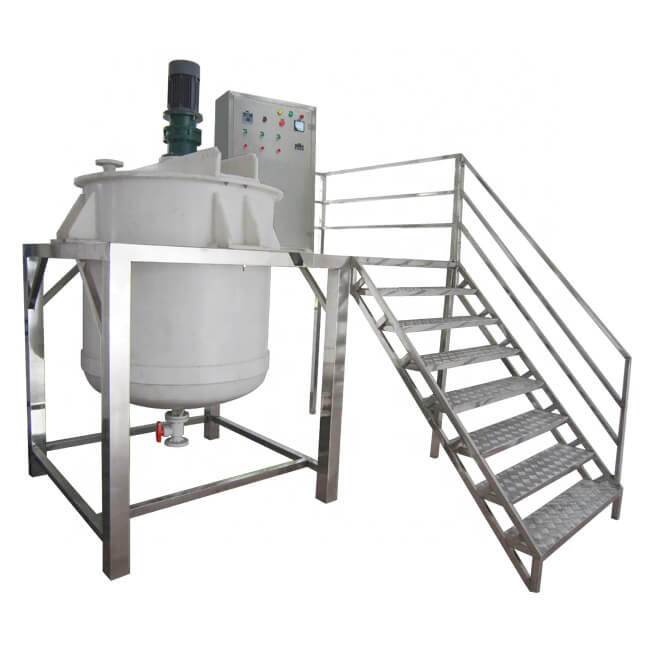Industrial 100 To 3000 Gallons Anti Corrosive PP Mixing Tank with Blade for Corrosive Products