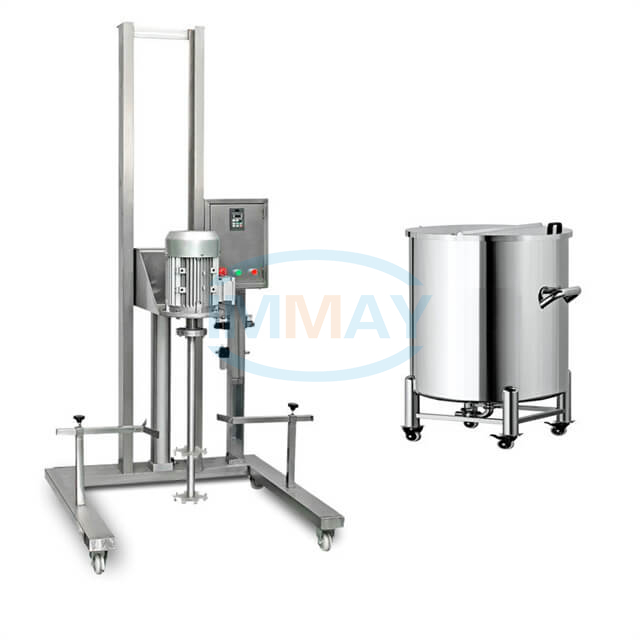 Industrial Movable Pneumatic Lifting Disperser Mixer Liquid Mixing Machine