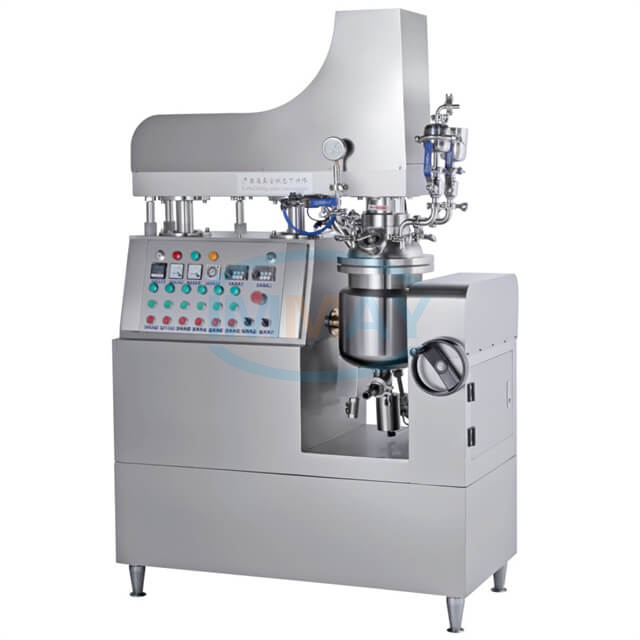 50L Vacuum Emulsifying Mixer And Reactor Machine with Hydraulic Lifting for Cream And Liquid