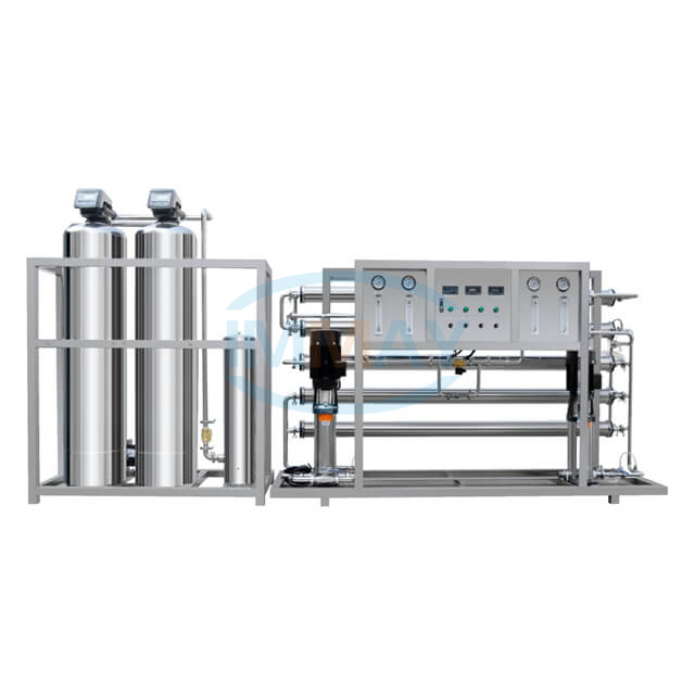 Industriële 1000L 2 fasen roestvrijstalen RO -waterbehandelingsapparatuur