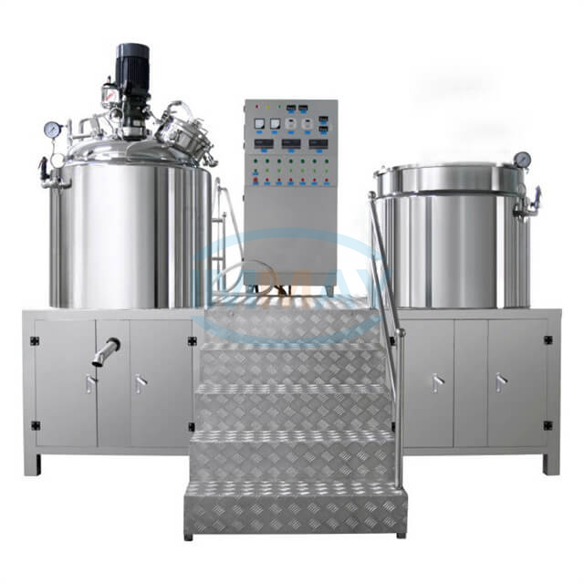 1000L High Pressure Vacuum Emulsifying Homogenizer Mixer