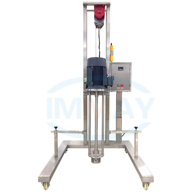 Industrial Elelctric Lifting Movable High Shear Homogenizer Mixer
