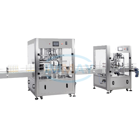 Riempitrice automatica di bottiglie a pistone 